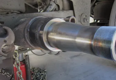 After - Spindle replacement before and after - Job 4